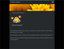 Tablet Screenshot of jindrichamonika.cz